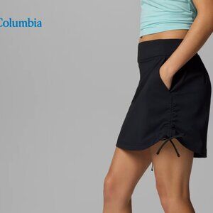 COLUMBIA Women's All Seasons™ Ruched Skort. Black, Size Large, NWOT